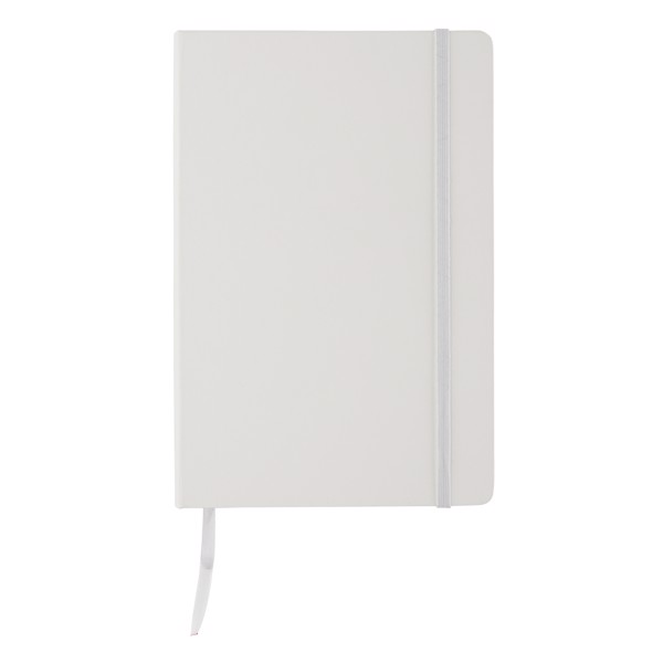 Deluxe hardcover A5 notebook - White