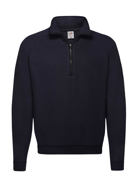 Classic Zip Neck Sweat - Deep Navy / S