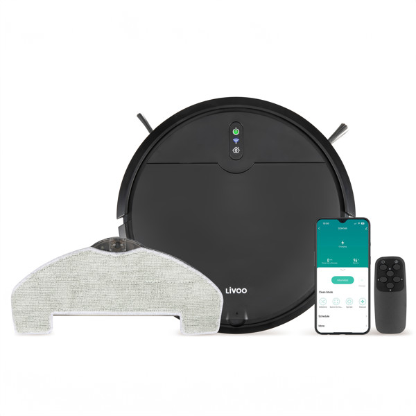 WASH'UP Aspirateur robot laveur connecté