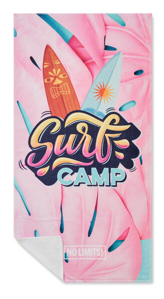 Full colour beach towel in 300/350gsm polycotton - 70x140cm / Individual polybag / 350gsm