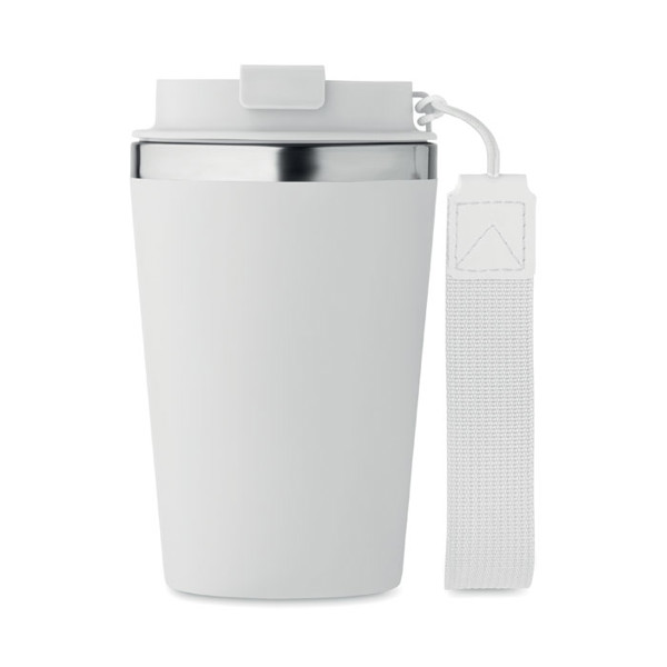 Double wall tumbler 350 ml Topaz - White