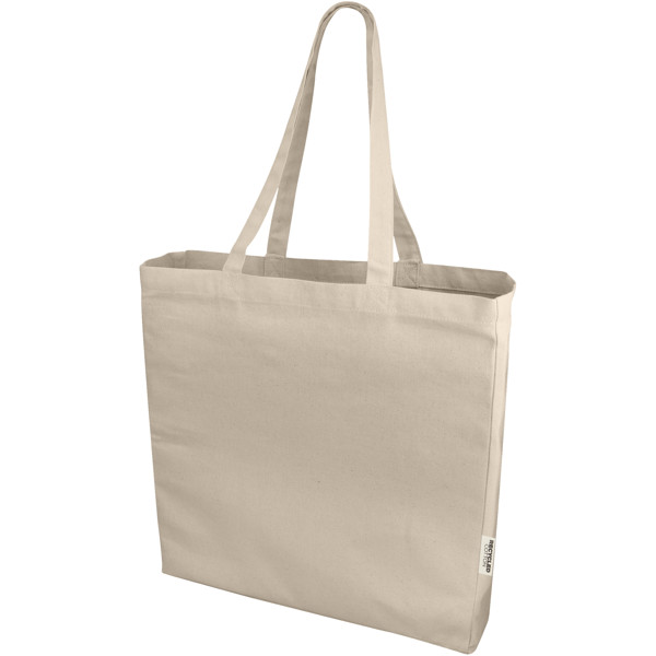 Tote bag in tessuto riciclato da 220 g/m² Odessa - Naturale - TronShop DEMO