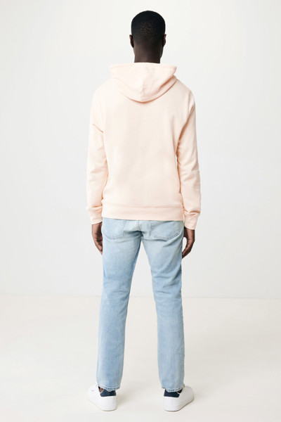 Lehká mikina s kapucí Iqoniq Rila z recykl. bavlny - Cloud Pink / XXL