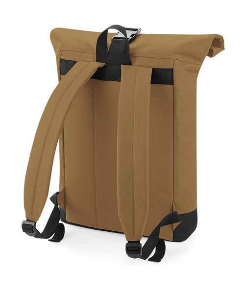 Roll-Top Backpack - Black / ONE SIZE