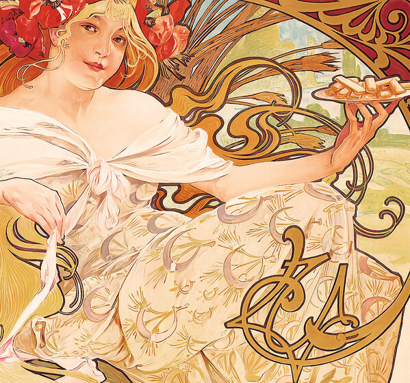 Plánovací nástěnný kalendář Alfons Mucha 2027
