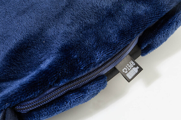 2In1 Travel Blanket And Pillow Napwrap - Dark Blue