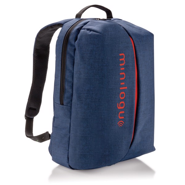 Smart office & sport backpack - Blue / Orange