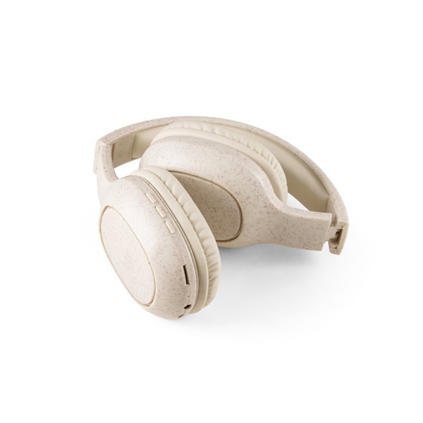 PS - FEYNMAN. Wheat straw fibre and ABS wireless headphones
