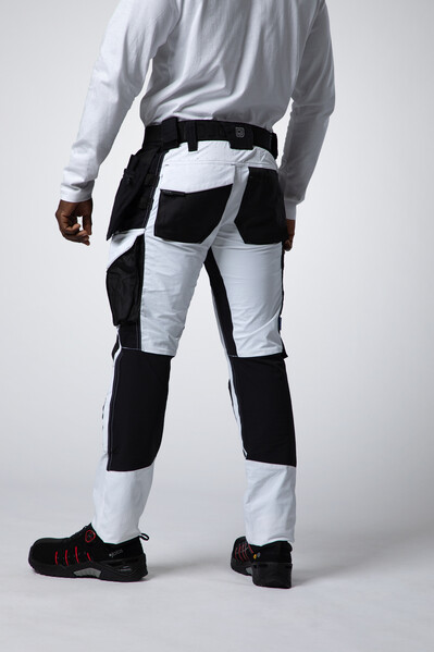 5551 Waistpant Stretch White C62