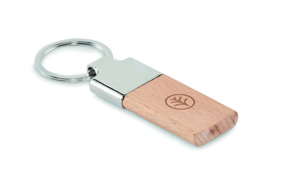 Porte-clés en hévéa Llaving