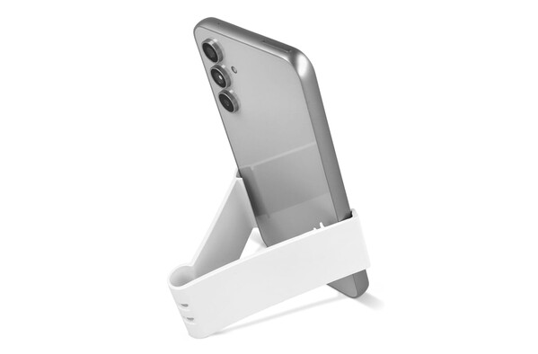 R-ABS Support de téléphone pour bureau pliable et portable - Blanc