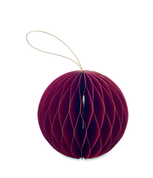 Porte-boules de Noël pliable Harmobauble - Rouge