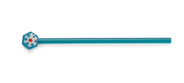 Bleistift mit Radiergummi CHRISTMAS - Weihnachtsbaum - blau