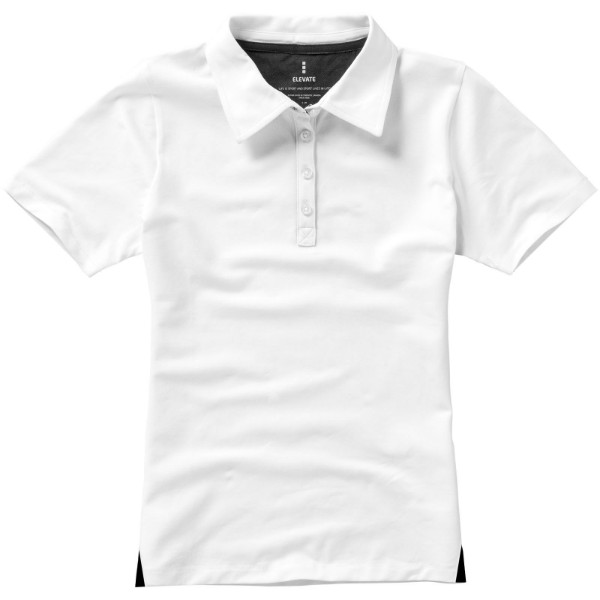 Markham short sleeve women's stretch polo - White / M