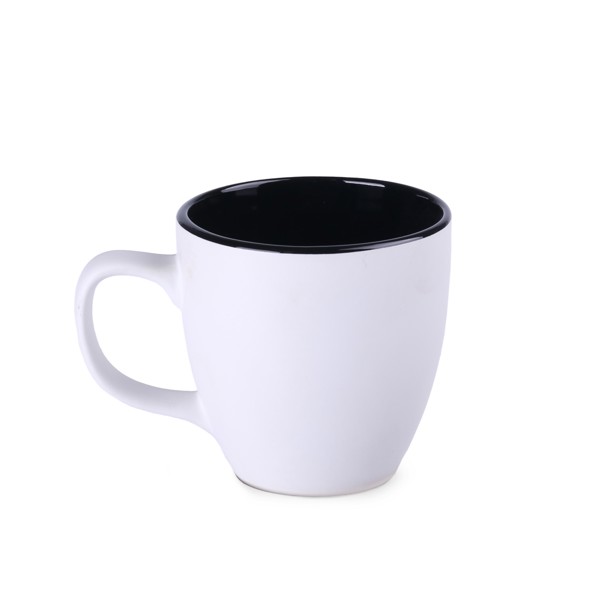 Keramična skodelica Americano, višina 87 mm - Bela / črna