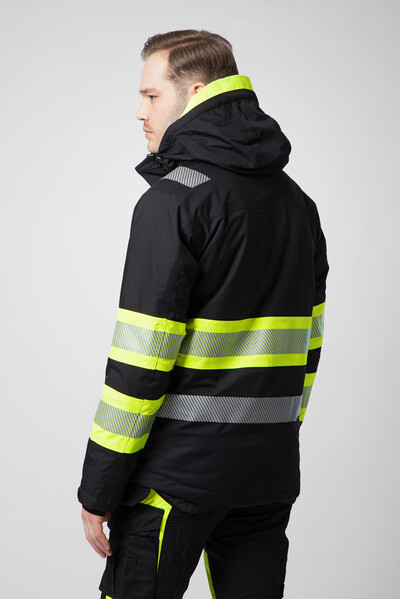 6446 PADDED JACKET  Yellow/black M