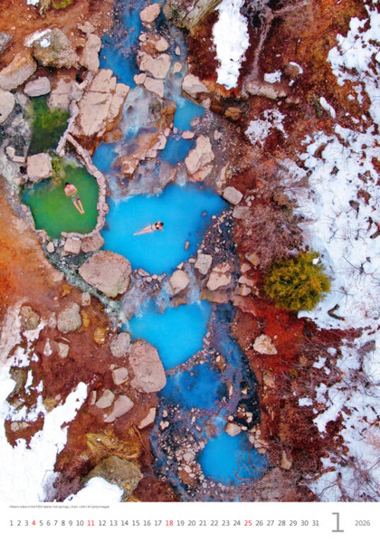 Nástěnný kalendář World from Above 2026