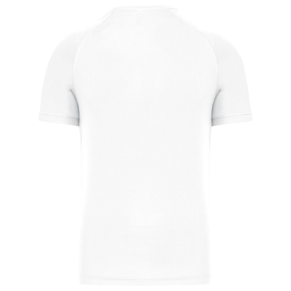 Men’S V-Neck Short-Sleeved Sports T-Shirt - White / 3XL