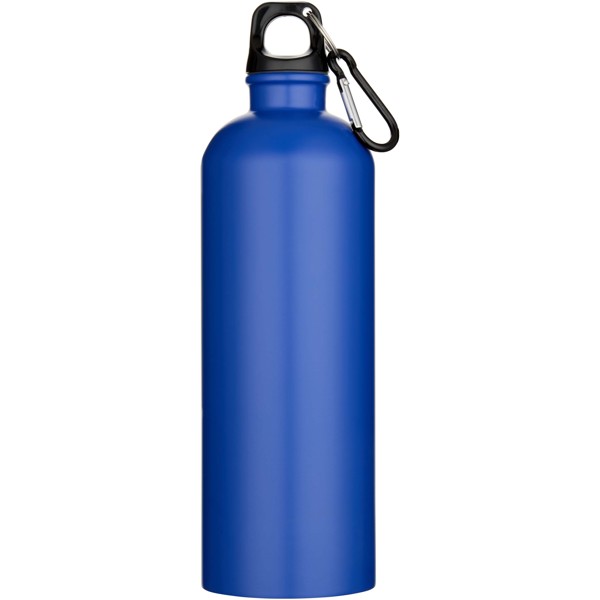 Borraccia da 750 ml in acciaio inossidabile riciclato RCS a parete singola con moschettone Oregon - Blu royal