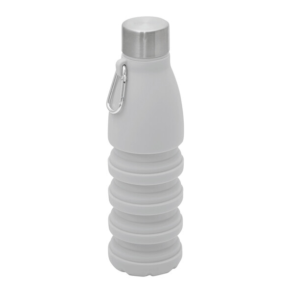 Foldable Drinking Bottle Big Gets Small - Grey