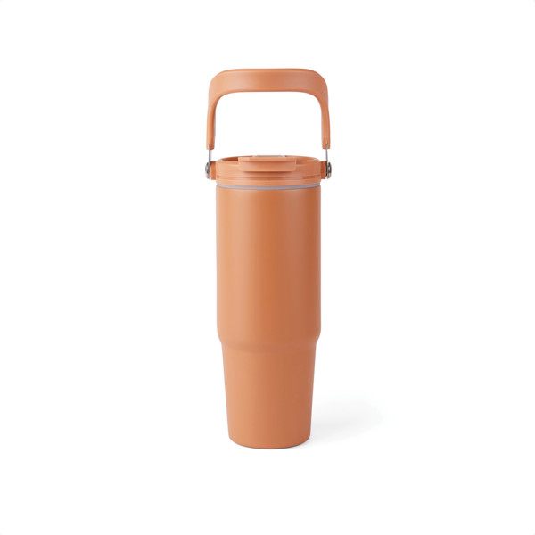 Termolahev VINGA Eos z RCS recykl. nerezové oceli 880ml - Oranžová / Oranžová