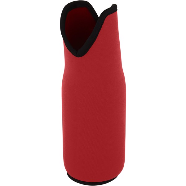 Noun recycled neoprene wine sleeve holder - Red