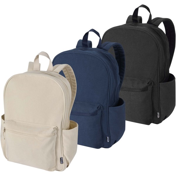 Sac à dos de ville Recanvas recyclé et certifié GRS de 15,6" et 16 L - Marine