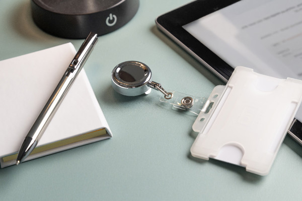 Badge Holder Backstage - Silver