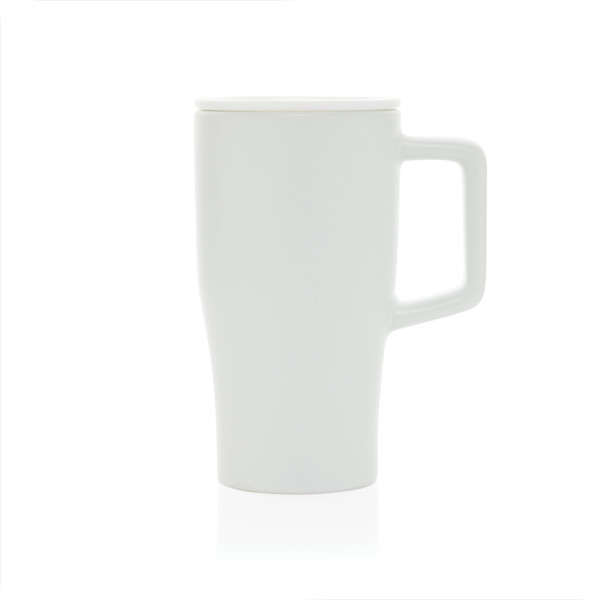 Ceramic Luxe Quencher 490ml - White