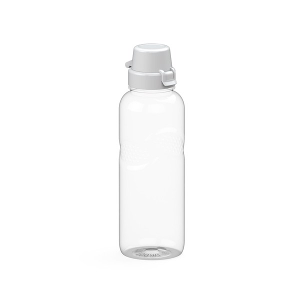 Drink Bottle Carve "School" 700 Ml - Transparent / White
