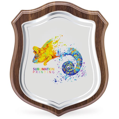 MODERN SHIELD-SHAPED TROPHY FOR SUBLIMATION "ESCUDO"