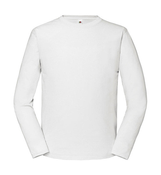 Iconic 195 Ringspun Premium Long Sleeve T - White / 5XL