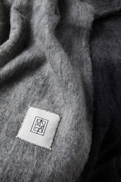 Vinga Saletto wool blend blanket - Grey