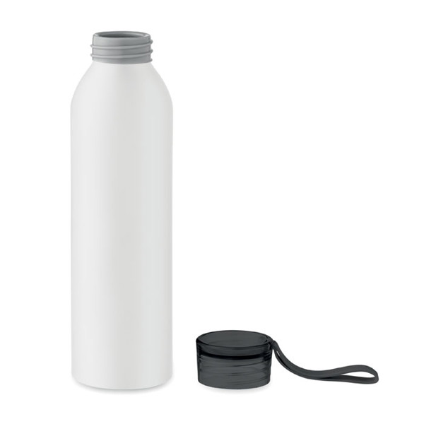 Aluminium bottle 600ml Napier - White / Black