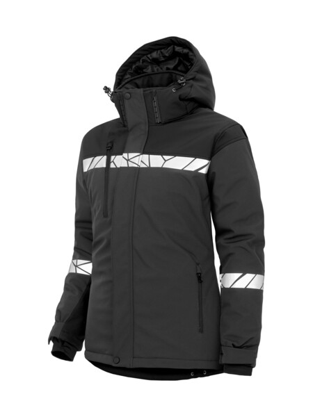 7418 SOFTSHELL JKT PADDED LADY PGL Grey/Black M