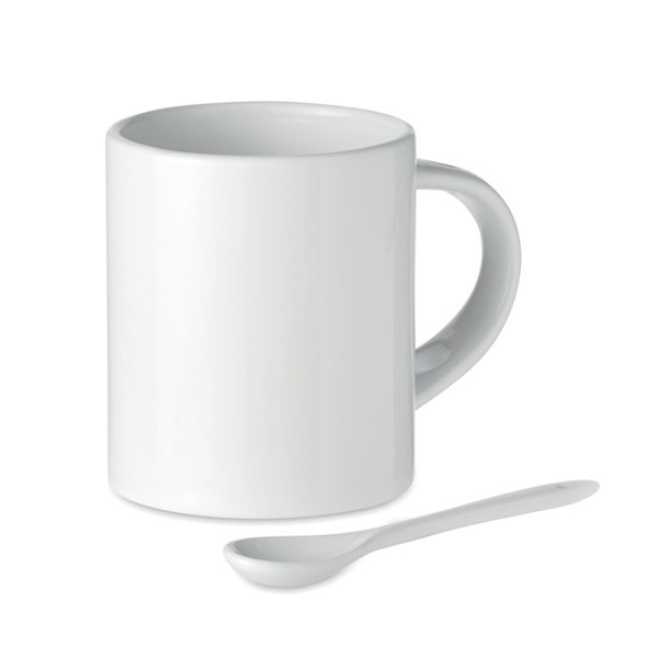 Ceramic sublimation mug 300 ml Sublim Spoon