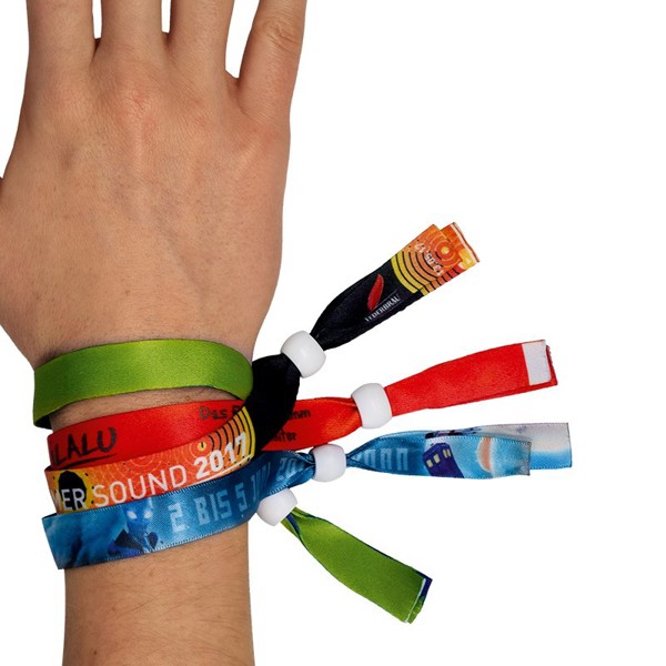 IDENTIFICATION SATIN BRACELET WITH TWO SIDES SUBLIMATION - Echantillon / Echantillon