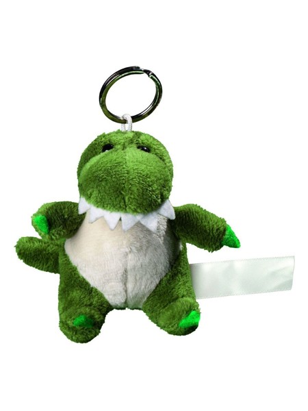 Plush crocodile with keychain