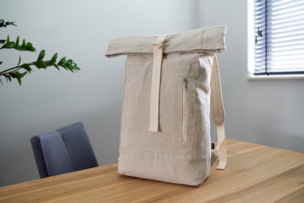 Mochila rolltop de cânhamo (280 gr/m2) Margarete