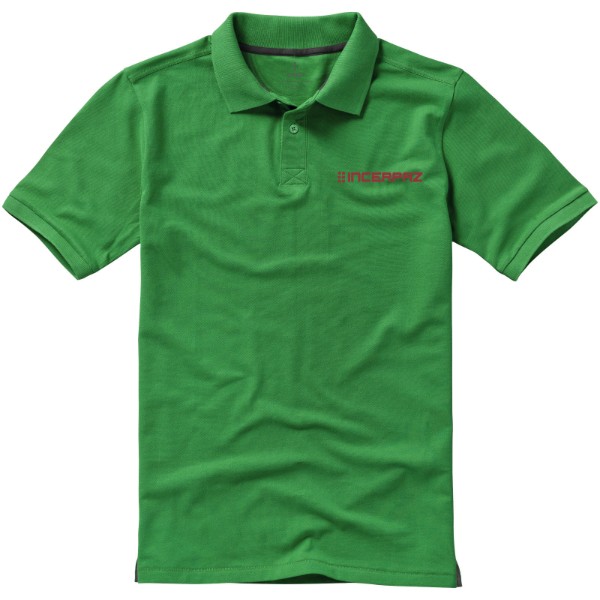 Calgary 200 g/m2 short sleeve men's polo - Fern Green / L
