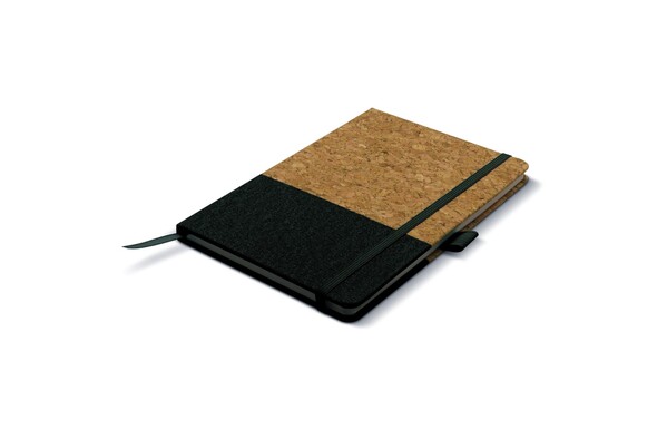 Carnet en liège A5 - Noir