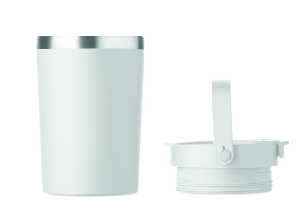 Double wall tumbler 350 ml Cozycup - White