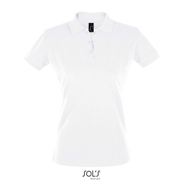 PERFECT WOMEN POLO 180g - White / 3XL