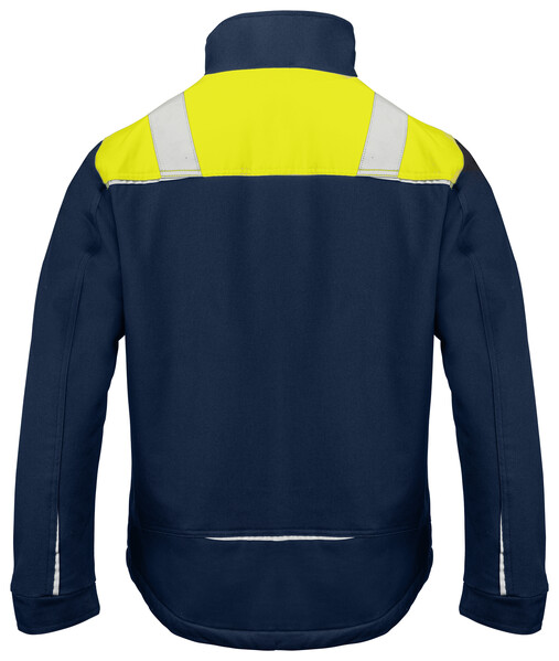 5438 Padded Jacket Navy/Yellow 4XL