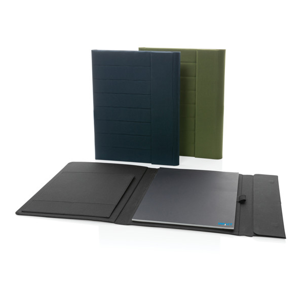 Impact Aware A4 portfolio, recycled polyester - Black