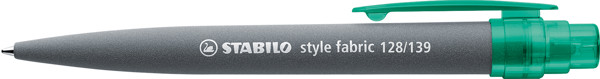 STABILO style fabric Kugelschreiber, grau/transparent grün