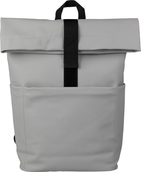 Mochila de couro PU Senta - Grey
