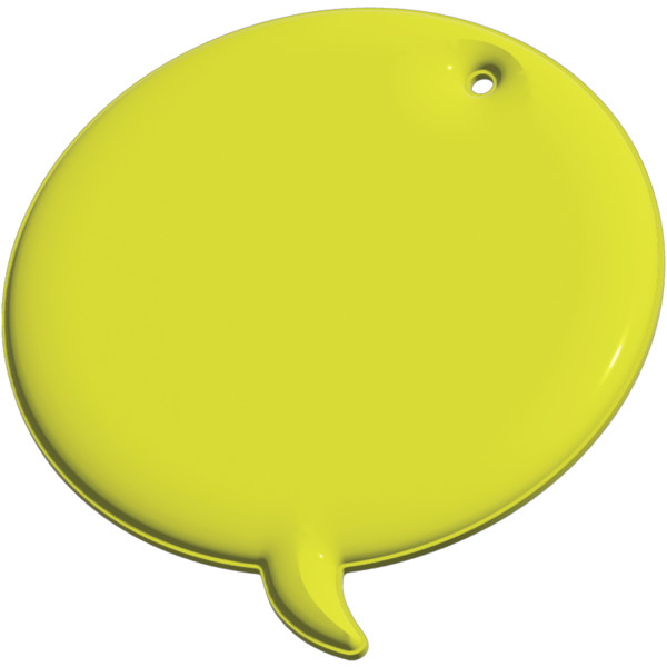 Pendente refletor de PVC de aviso RFX™ - Amarelo neón