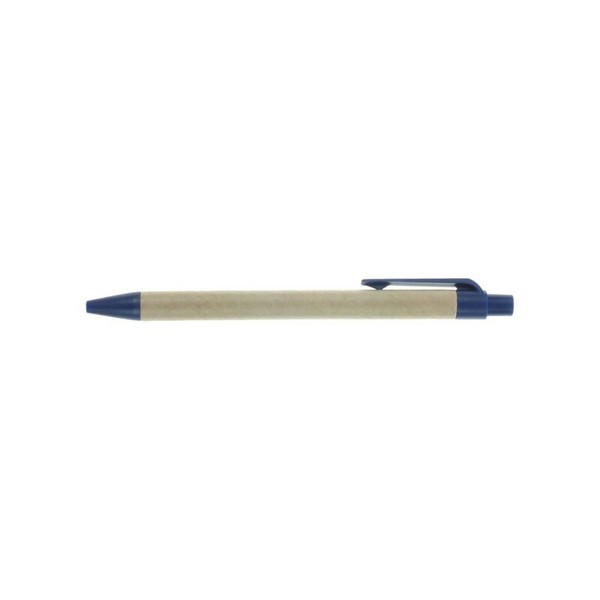 Recycled cardboard ball pen | Nicholas - navy blue