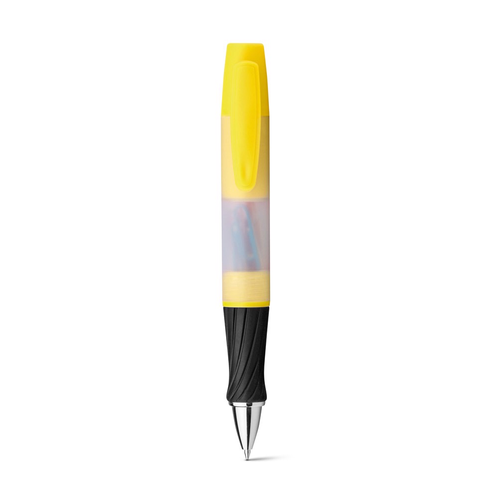 GRAND. 3 v 1 multifunkční kuličkové pero - Žlutá